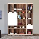 HomeTown Fabiola Engineered Wood Book Shelf in Dual Tone Colour...