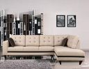 HomeTown Garcia Fabric Lounger in Beige Colour...