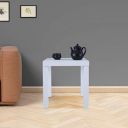HomeTown Larix Engineered Wood Side Table in Red color...