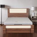HomeTown Mattress Ortho Bonnell Spring King Bed (78 * 72 * 6) in Grey Colour...