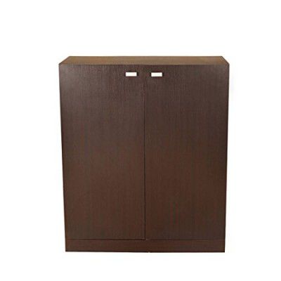 HomeTown Monza Engineered Wood Shoe Rack in Wenge Colour