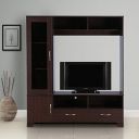 HomeTown Myra Engineered Wood TV Unit in Walnut Colour...