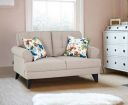 HomeTown Paddington Fabric Two Seater Sofa (Beige)...