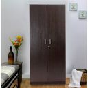 HomeTown Prime Engineered Wood Two Door Wardrobe in Wenge Colour...