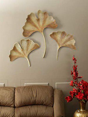 HomeTown Regal Polyresin Accent in Gold Colour by Living Essence