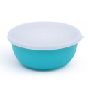 HomeTown Sapphire Stainless Steel Mircowave Safe Bowls with lid Set of 4, Blue...