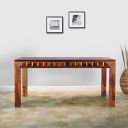 HomeTown Solid Wood Six Seater Dining Table (Honey)...