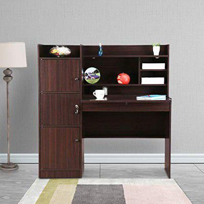HomeTown Vento Engineered Wood Office Study Table - (Wenge)