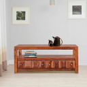 [Extra Rs 10200 OFF] HomeTown Woodrow Solid Wood Center Table in Honey Colour...