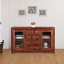 [Extra Rs 19500 OFF] HomeTown Woodrow Solid Wood Storage Sideboard in Honey Colour...
