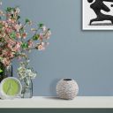 HomeTown Zenith Polyresin Round Thread Votive 8Cm in White Colour...