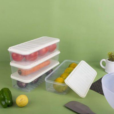 HomeWiz 1200ml Fridge Storage Container Box x 4 | 4800 ML