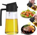 HomeWiz 3-in-1 Oil Dispenser Glass Bottle 500 ml  | Black...