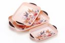 HomeWiz Kitchen Designer Serving Tray | Food-Grade, Durable Plastic with Glossy Finish...