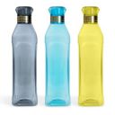 HomeWiz Kitchen Unbreakable Plastic Water Bottle, Set of 3, Assorted...