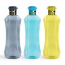 HomeWiz Kitchen Unbreakable Plastic Water Bottle, Set of 3, Assorted...