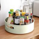 HomeWiz Multi-Purpose 360° Rotating Organizer Tray/Kitchen Organizer/Multi- Function Rotating Tray/Cosmetics Organizer (Cream)...