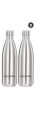 HomeWiz Stainless Steel Insulated 24 Hours Hot or Cold Bottle Flask, 1000 ml, Silver (Pack of 2)...