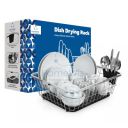 HomeWiz Stainless Steel Large Utensils Drying Rack | Steel Dish Rack for Kitchen | Size 22 x 43 x 56 cm...