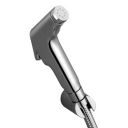 HomeWorks High ABS Plastic Jet Spray Health Faucet with 1 Meter Stainless Steel Hose Pipe and Wall Hook - Chrome Finish (Set of 1)...