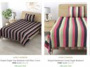 HOMEZ SPARROW Bedsheets at 90% off...