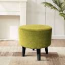 HOMTHINZ Solid Wood Standard Ottoman  (Finish Color - Green, Pre Assembled)...