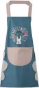 HOMVERA Kitchen Apron with Front Pocket and Side Hand Wipe Panels, Printed Design, Neck Strap Style...