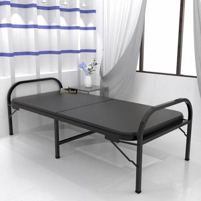 Honey Touch® Metal Folding Bed Single Size with Single Layer Mattress for Sleeping Guest Bed Easily Storable (Single Layer Foam, 2.5ft x 6ft)