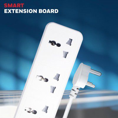 Honeywell 5 Outlet Extension Board with Master Switch, 6 Amps, 250V, 5 International Sockets