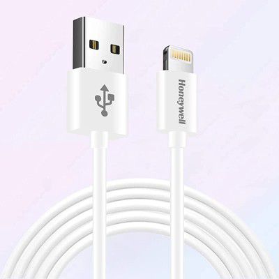 Honeywell Apple Lightning Sync & Charge Cable 1.2Mtr (Non-Braided) - White
