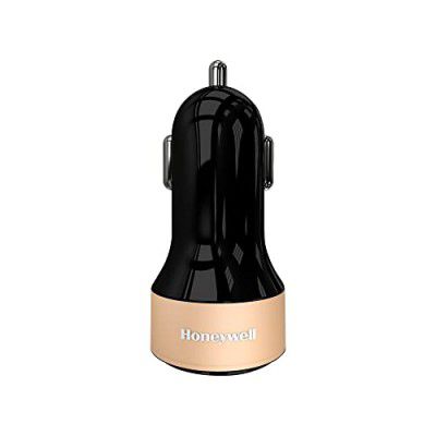 Honeywell Micro CLA 32W PD Smart Car Charger with Dual Output, 2 Port Power Delivery Charger, Type C & USB A Port, Compatible with iPhones, Smartphones, Tablets, Power Banks, Dashcams - Black