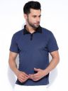 Honky Tonky Men's Regular Fit Polo Neck Half Sleeve Printed Casual T-Shirt | Polo T-Shirt for Men...