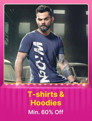 Hoodies @ minimum 60% off on Flipkart Big Billion Days 