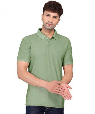 HOODMASTAR Men's Regular Fit Solid Polo Half Sleeve T-Shirt
