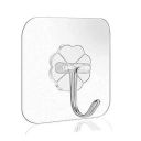 Hook Set of 5 for Hanging Strong, Hooks for Wall Without Drilling,Hooks for Wall Seamless Design Weight Capacity 2kg...