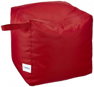 Hoopy Square Pouffe Footrest Footstool Cover