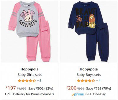 Hoppipola Baby Girls sets up to 80% off