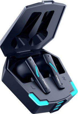 HOPPUP Predator Xo4 Gaming Earbuds with 35MS Low Latency,50H PlayTime,13MM Drivers,ENC Bluetooth Headset  (Blue, True Wireless)