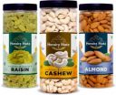 Horaira Nutz Premium Dry fruits Combo Pack 750gm-(Kismis 250g,Raw Kaju 250g,Plain Badam 250g) Raisins, Cashews, Almonds  (3 x 0.25 g)...
