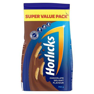 Horlicks Chocolate Health & Nutrition Drink - 750 g Refill Pack