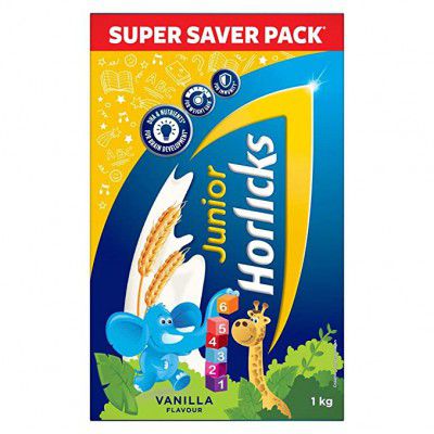 Junior Horlicks, Vanilla Flavour, Refill, 1 kg