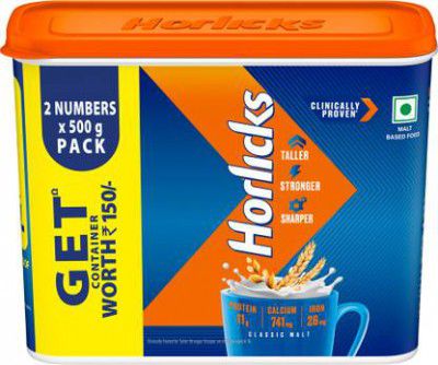 HORLICKS Nutrition Drink Plastic Container - 1 kg