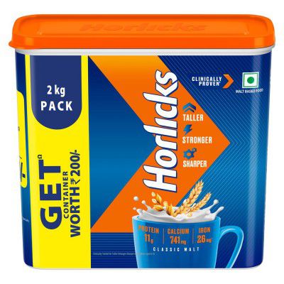 HORLICKS Nutrition Drink Plastic Containe, 2 kg