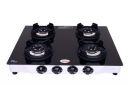 HORNBILLS 4 Burner Stainless Steel FRAME CROWN Pan Support ALLOY BLACK BURNER...