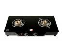 Hornbills Auto Ignition Glass Top 2 Burner Gas Stove with Heavy 3D Pan Support, Black, LPG (ISI Certified, Black)- 2 Year Warranty By Hornbills Appliances...