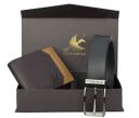Hornbull Leather Wallet and Belt Combo for Men...