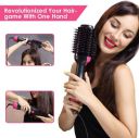 Hot Air Brush 4 in 1 Hair Dryer Brush, One Step Hair Dryer & Volumizer with Ceramic Ionic Technology, 3 Heat Settings Blow Dryer Brush for Straightening Curling and Styling Hair...