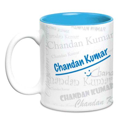 Hot Muggs Me Graffiti Mug - Chandan Kumar Personalised Name Ceramic, 315ml, 1 Unit