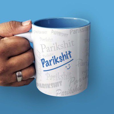 Hot Muggs Me Graffiti Mug - Parikshit Personalised Name Ceramic, 315ml