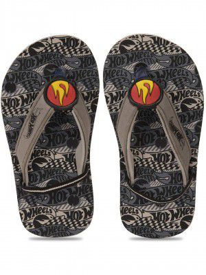 Hot Wheels by toothless boys Hot Wheels By Toothless Kids Boys L. Grey Flip-flops Slipper